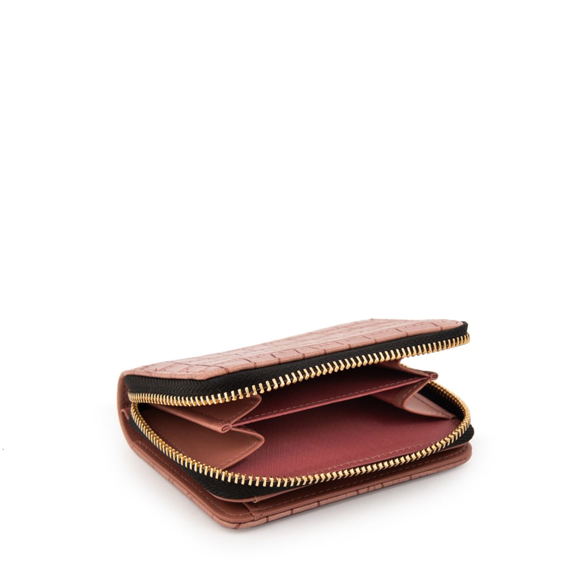 AMPHORA - Billetera lupita mediana rosa viejo