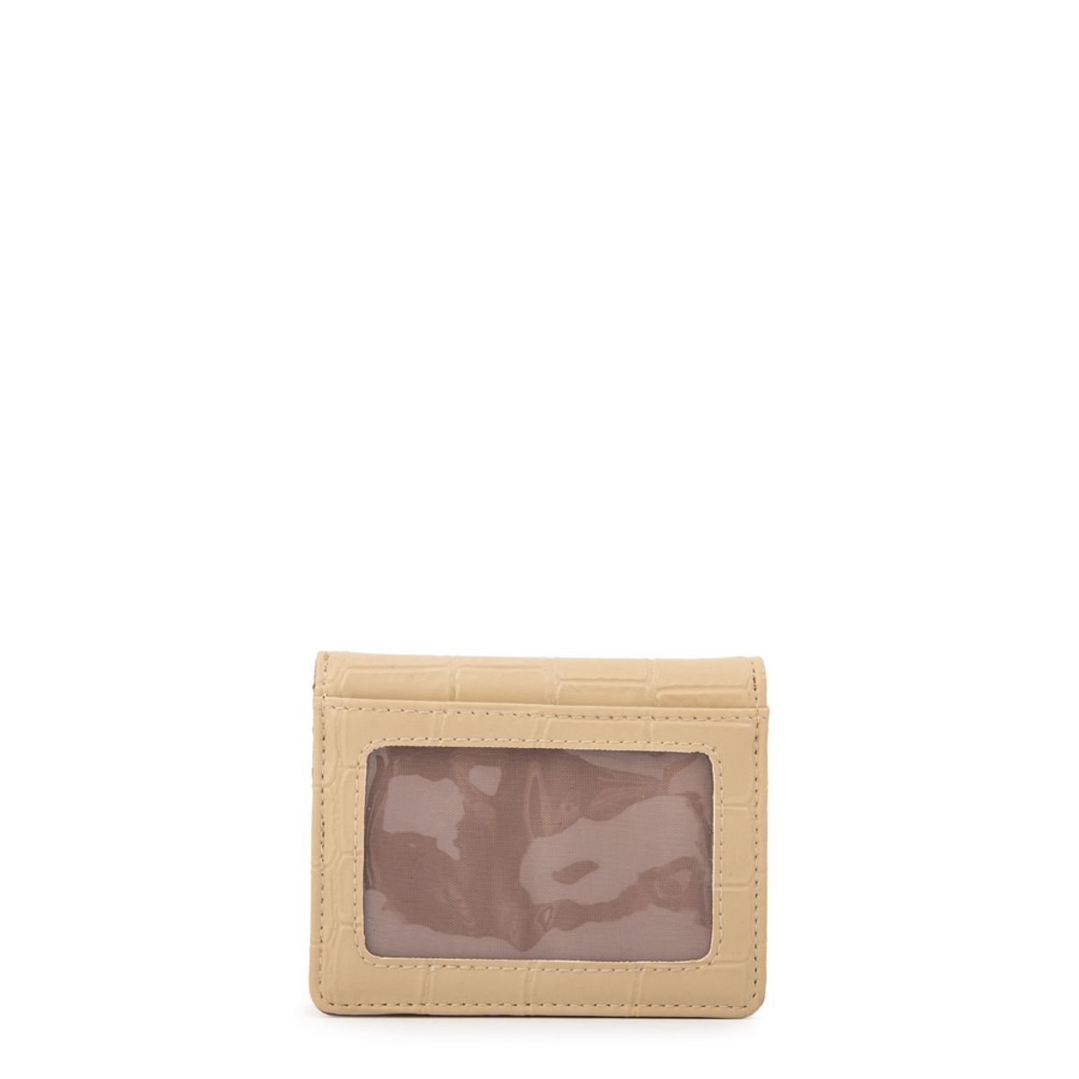 AMPHORA - Tarjetero dual pequeña beige