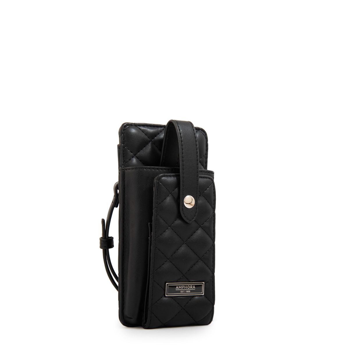 AMPHORA - Cartera bandolera porta celular beatriz pequeña negro