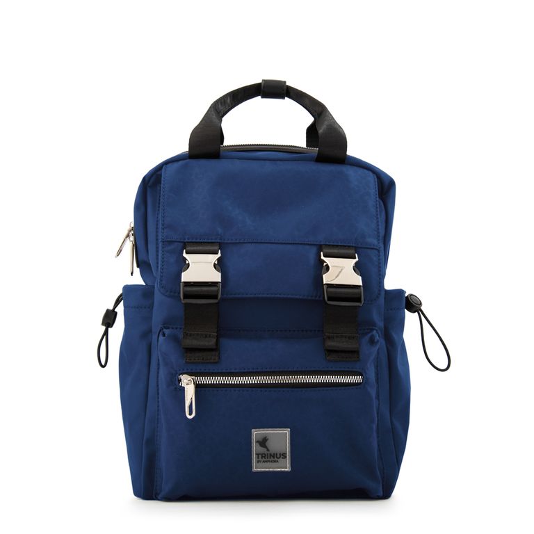 Mochila porta notebook college grande azul Azul TALLA UNICA