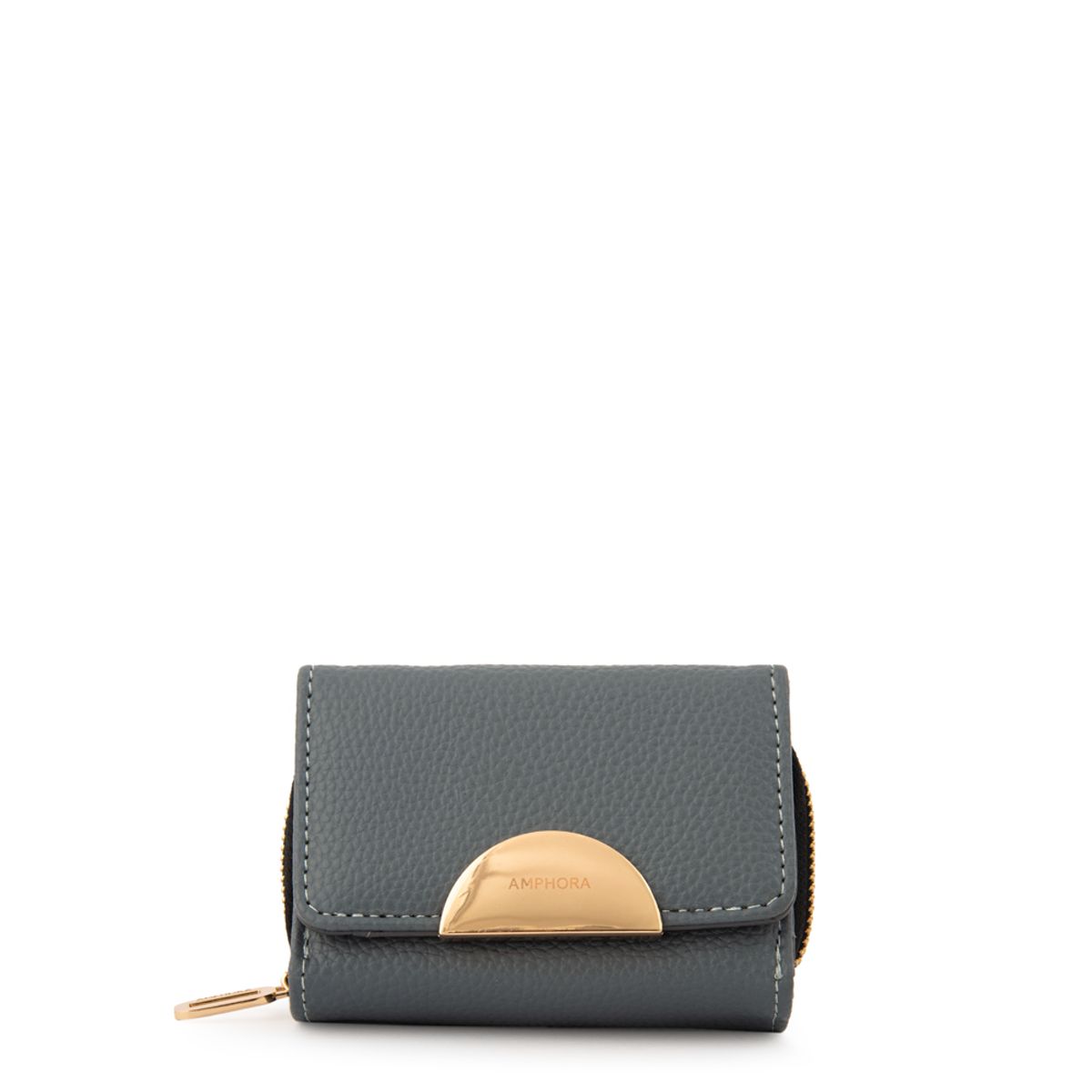 AMPHORA - Billetera naty pequeña denim