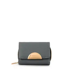 AMPHORA - Billetera naty pequeña denim