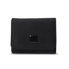 TOTTO - Billetera Mujer Roxanne con RFID Blocker Negra