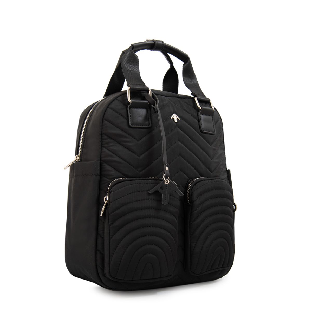 AMPHORA - Mochila georgia mediana negro