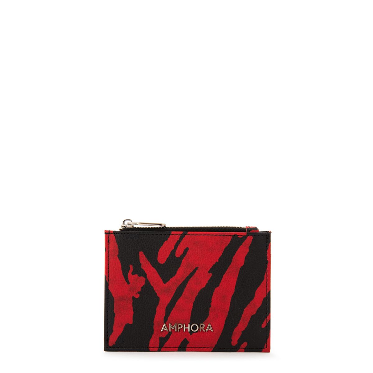 AMPHORA - Monedero tarjetero katrio pequeña rojo