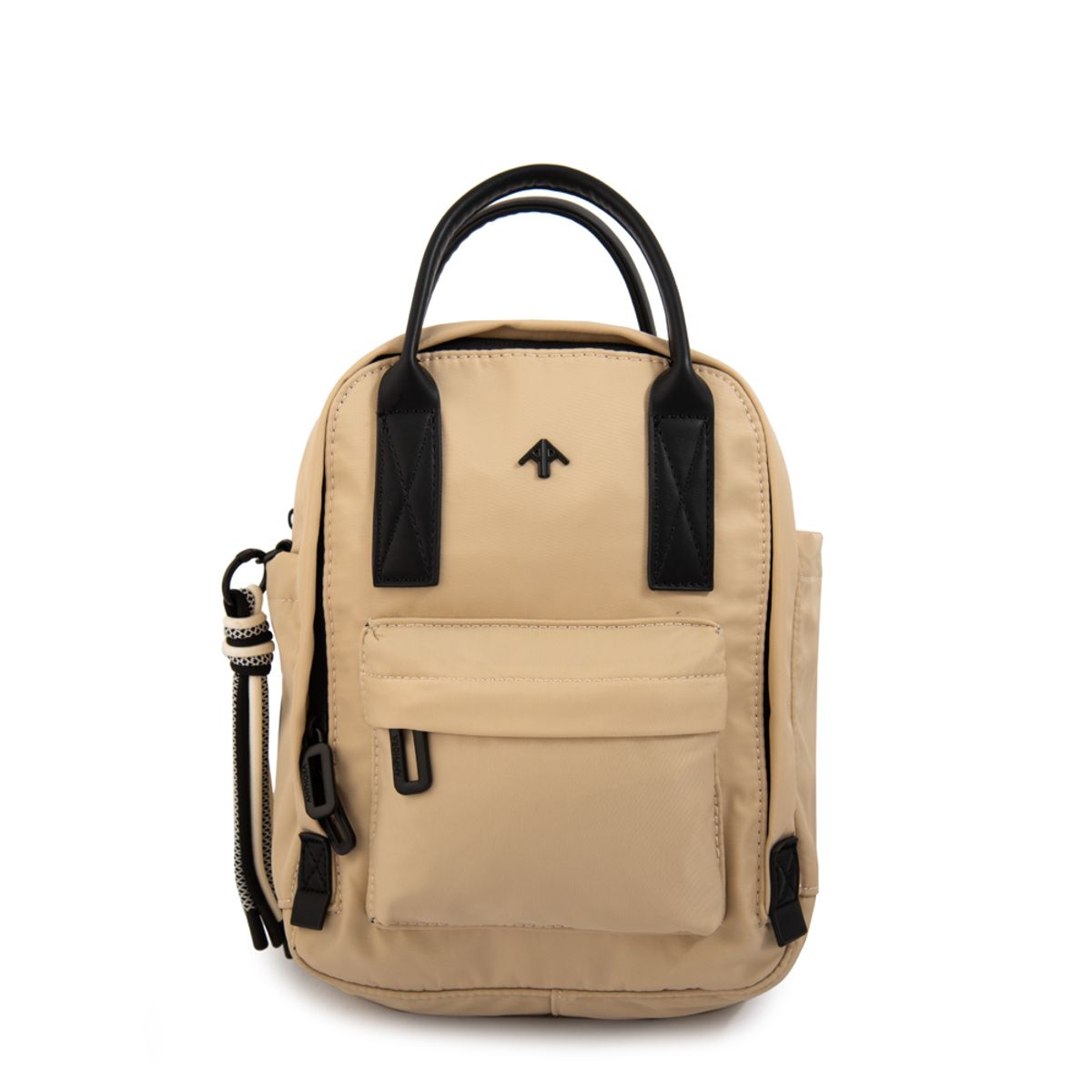 AMPHORA - Mochila felisa pequeña beige