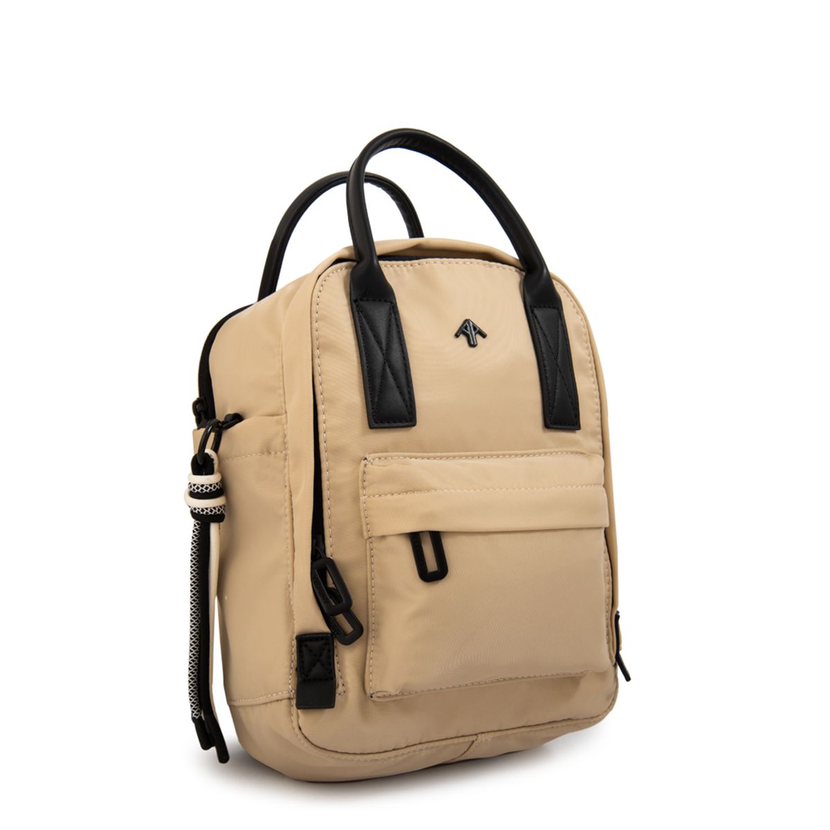 AMPHORA - Mochila felisa pequeña beige