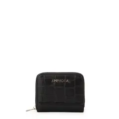 AMPHORA - Billetera dual pequeña negro