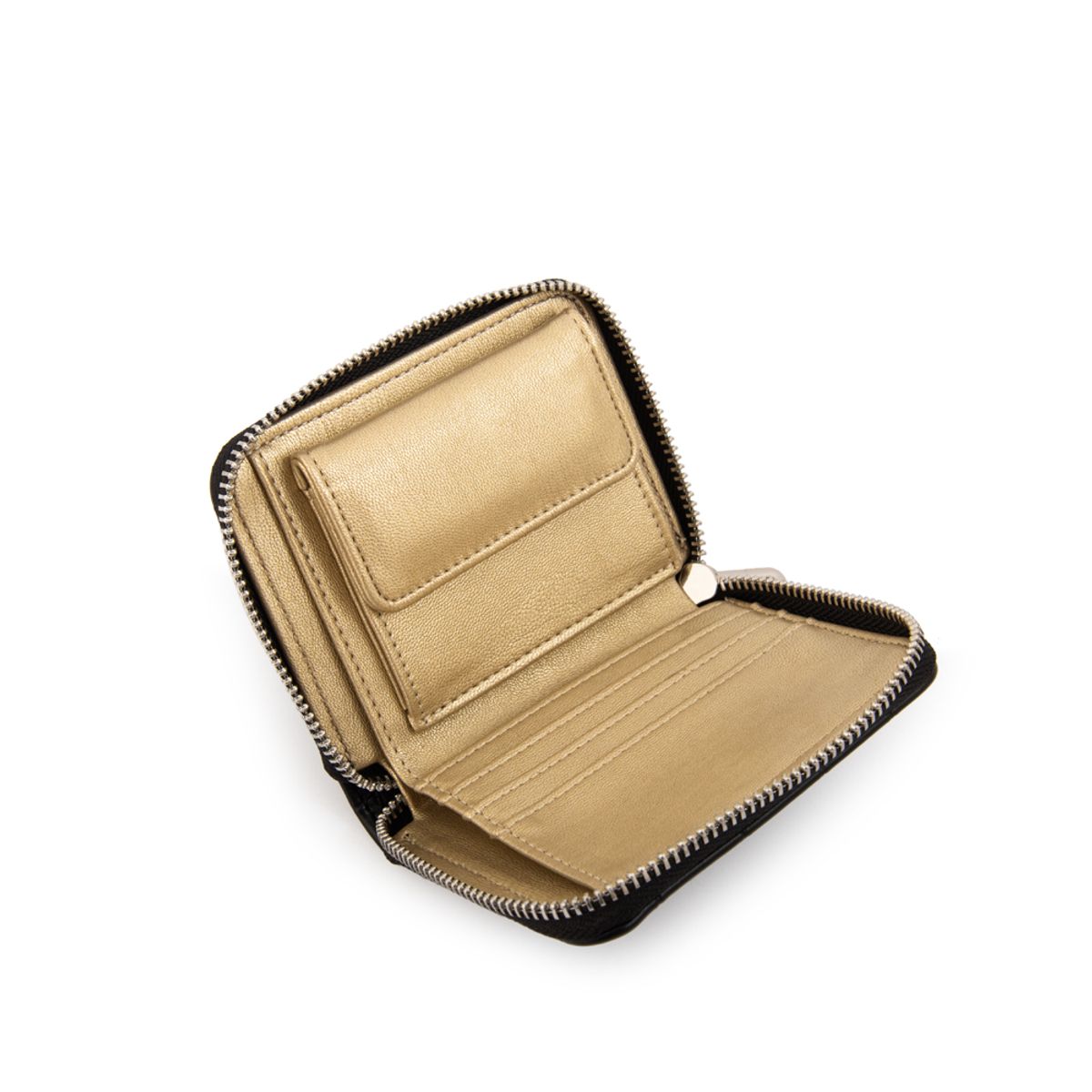 AMPHORA - Billetera dual pequeña negro