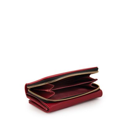 Imagen 2 del producto Billetera naty mediana rojo oscuro