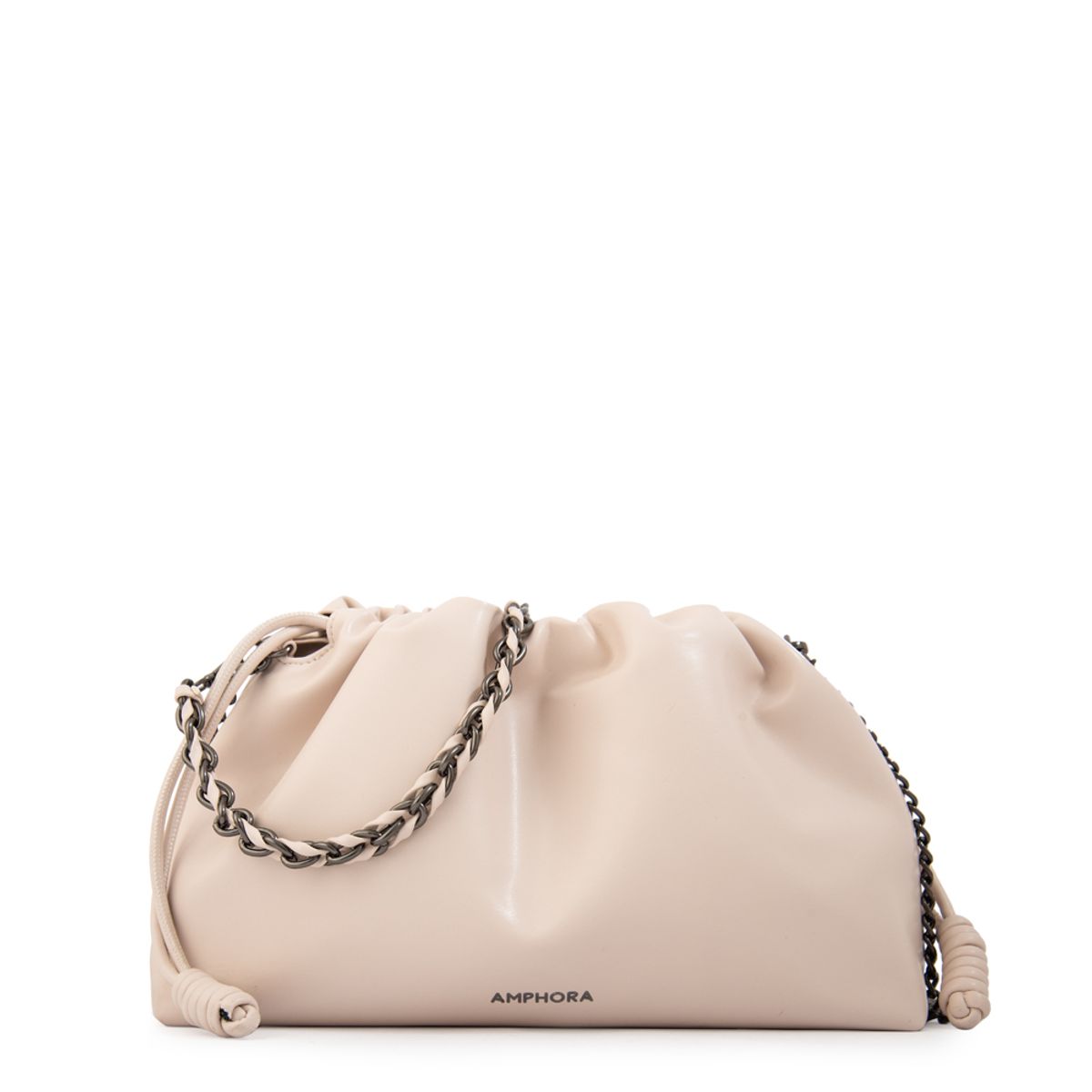 AMPHORA - Cartera bandolera isabella pequeña beige
