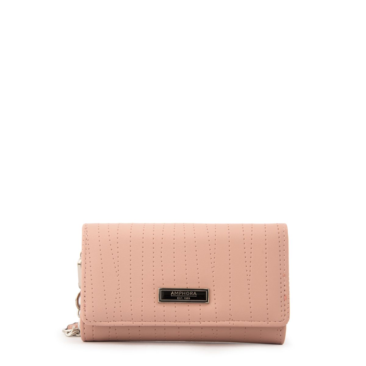 AMPHORA - Billetera mediana guinea rosado claro