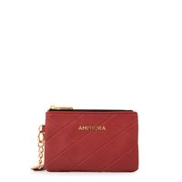 Monedero suiza pequeña rojo oscuro