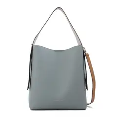 AMPHORA - Cartera corte recto iris mediana denim