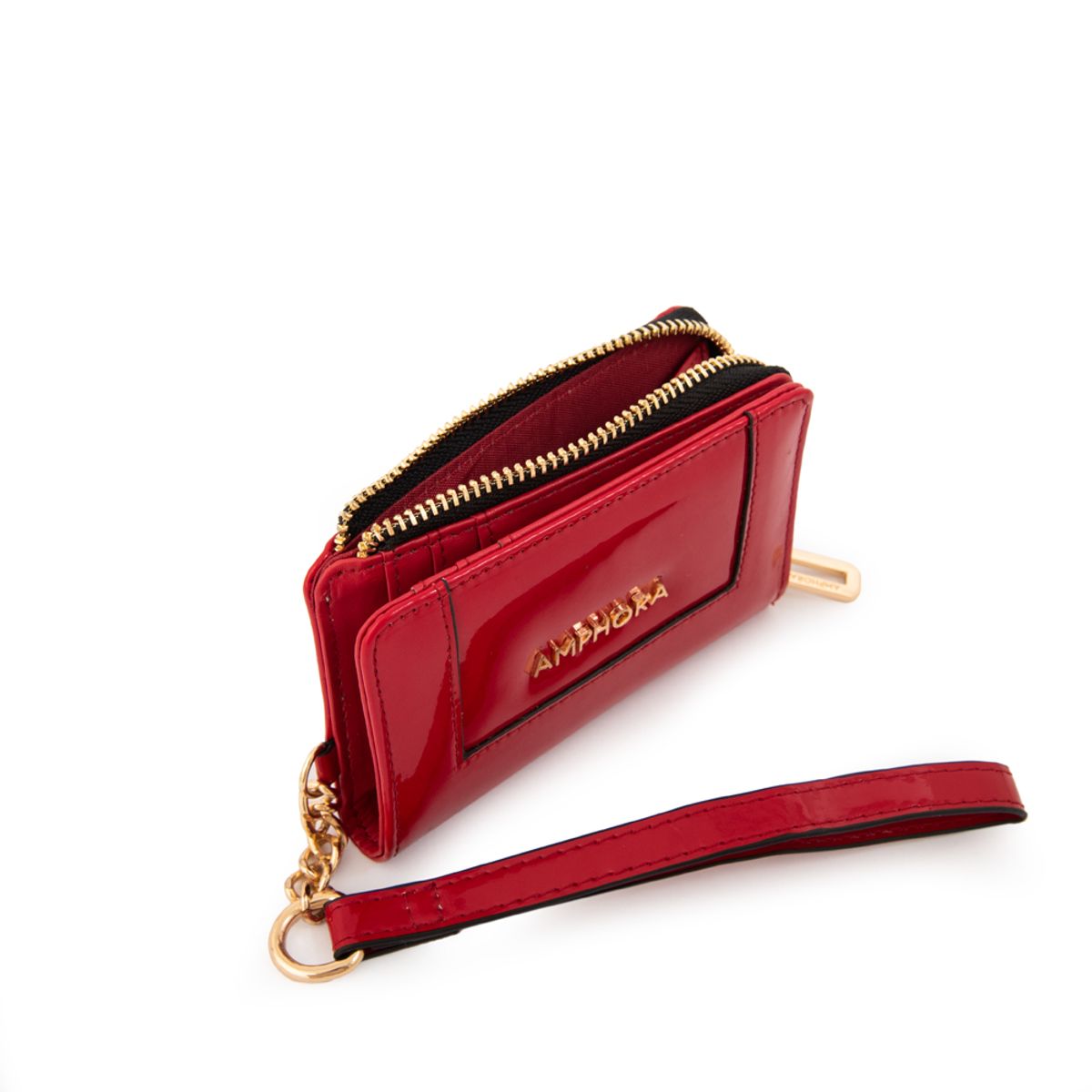 AMPHORA - Billetera cristal pequeña rojo