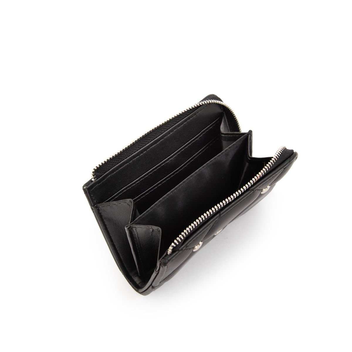 AMPHORA - Billetera heder pequeña negro