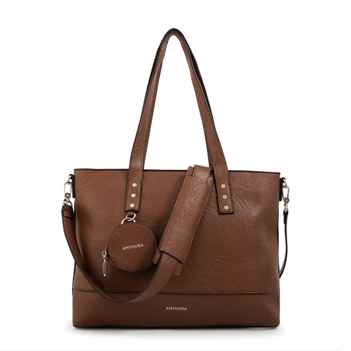 AMPHORA - Cartera tote porta notebook meyer grande café