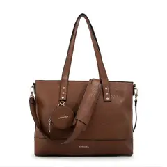 AMPHORA - Cartera tote porta notebook meyer grande café