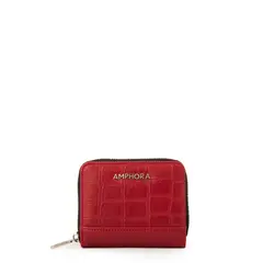 AMPHORA - Billetera dual pequeña rojo