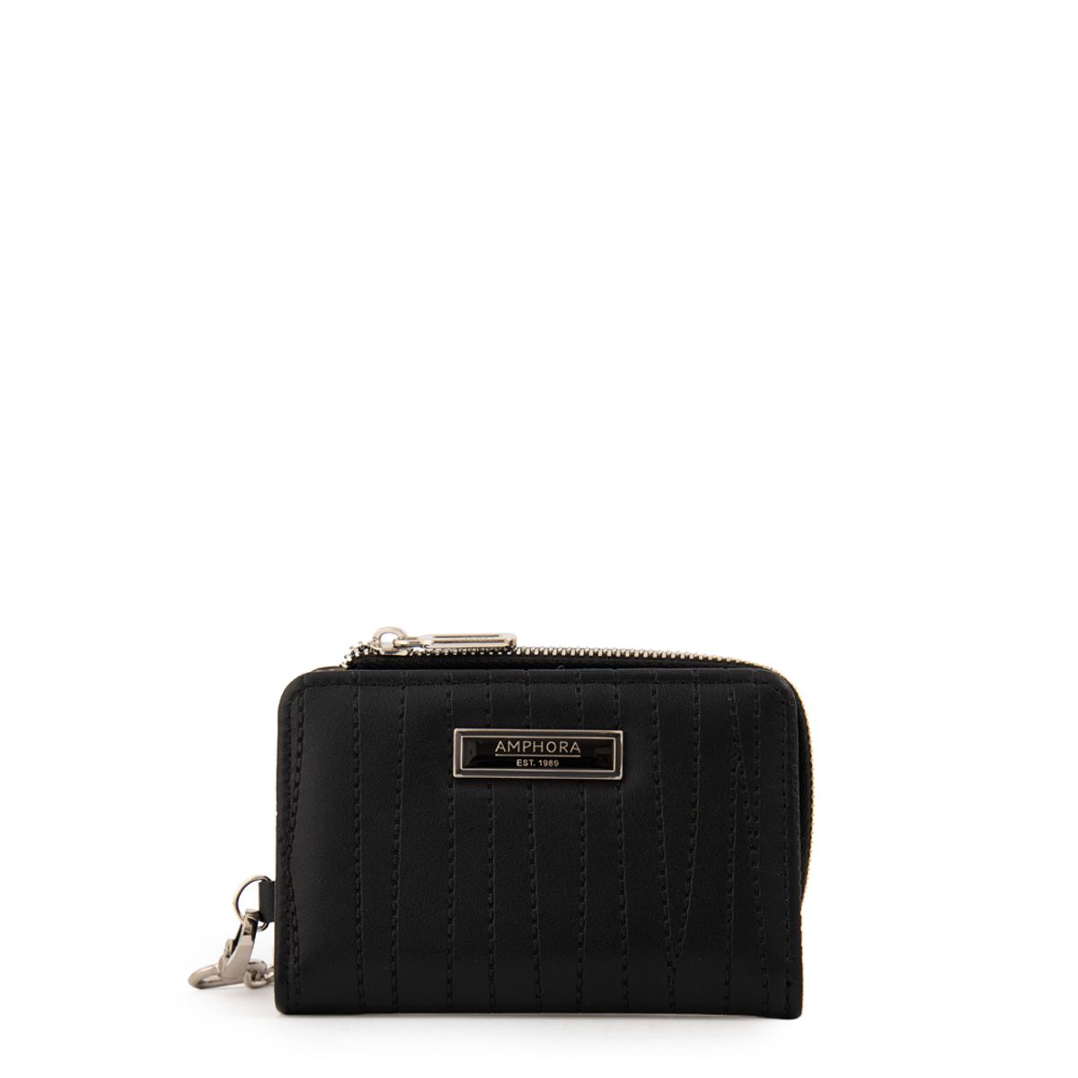 AMPHORA - Billetera guinea pequeña negro