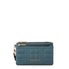 AMPHORA - Monedero dolly mediana denim