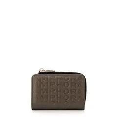 AMPHORA - Billetera lydia pequeña plateado oscuro