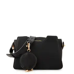 AMPHORA - Cartera Bandolera carrie pequeña negro