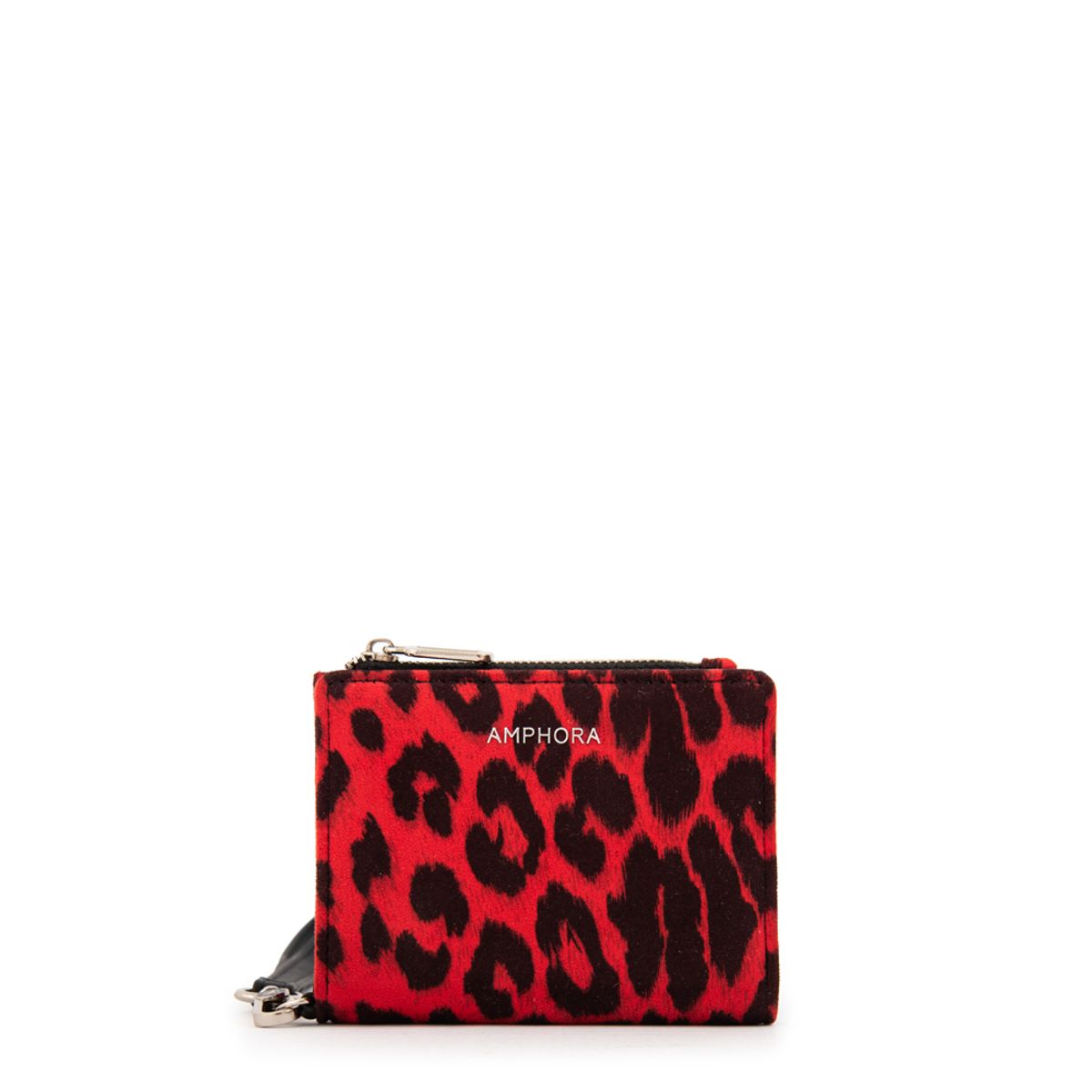 AMPHORA - Billetera silvestra pequeña rojo