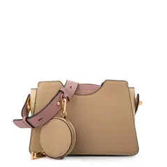 AMPHORA - Cartera Bandolera carrie pequeña beige