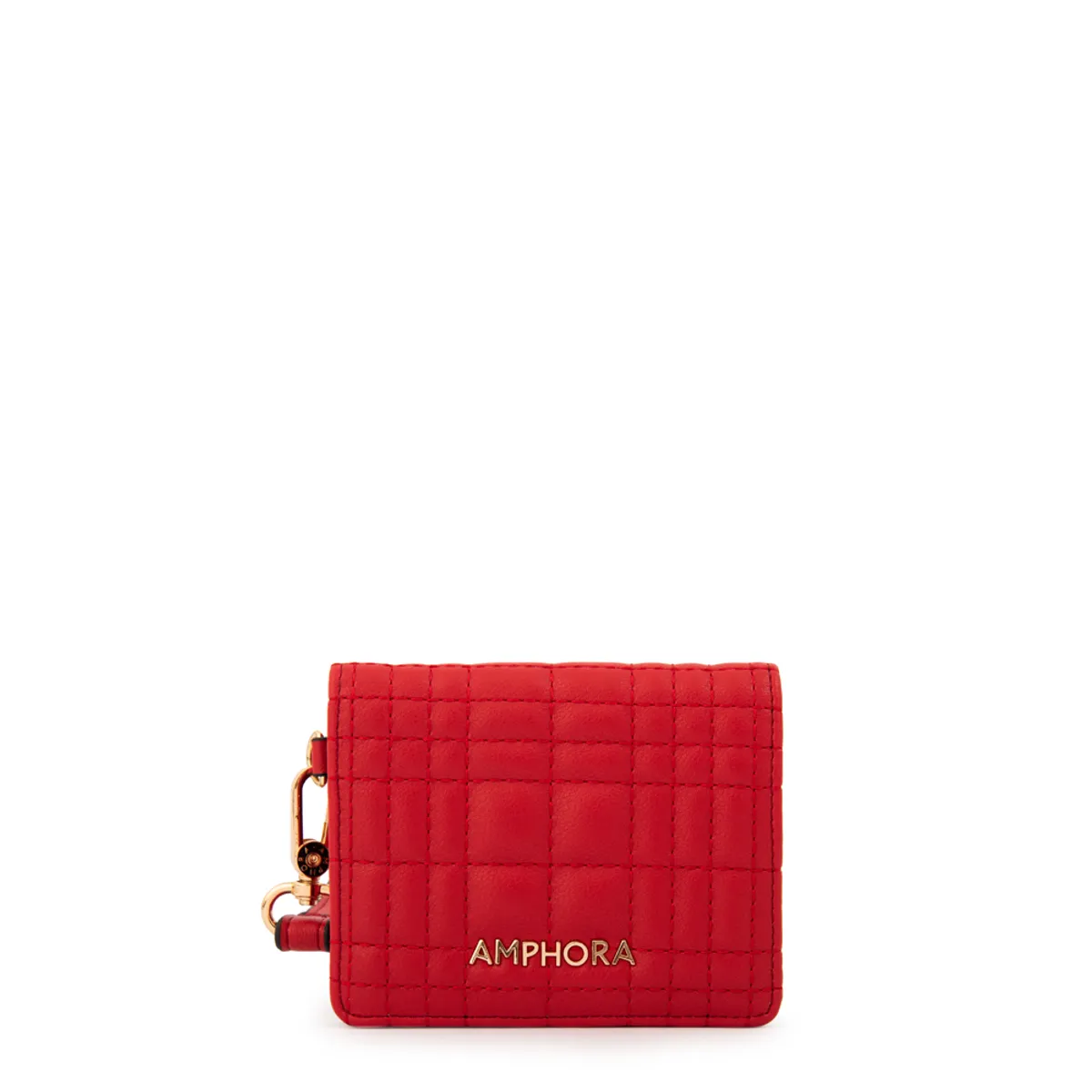 AMPHORA - Tarjetero dolly pequeña rojo