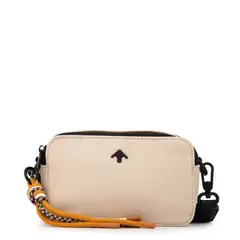 AMPHORA - Cartera bandolera tina pequeña beige