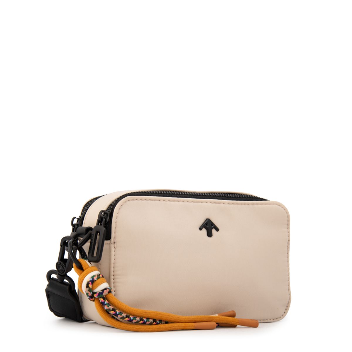 AMPHORA - Cartera bandolera tina pequeña beige