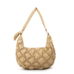 AMPHORA - Cartera corte oval oval louisa grande beige