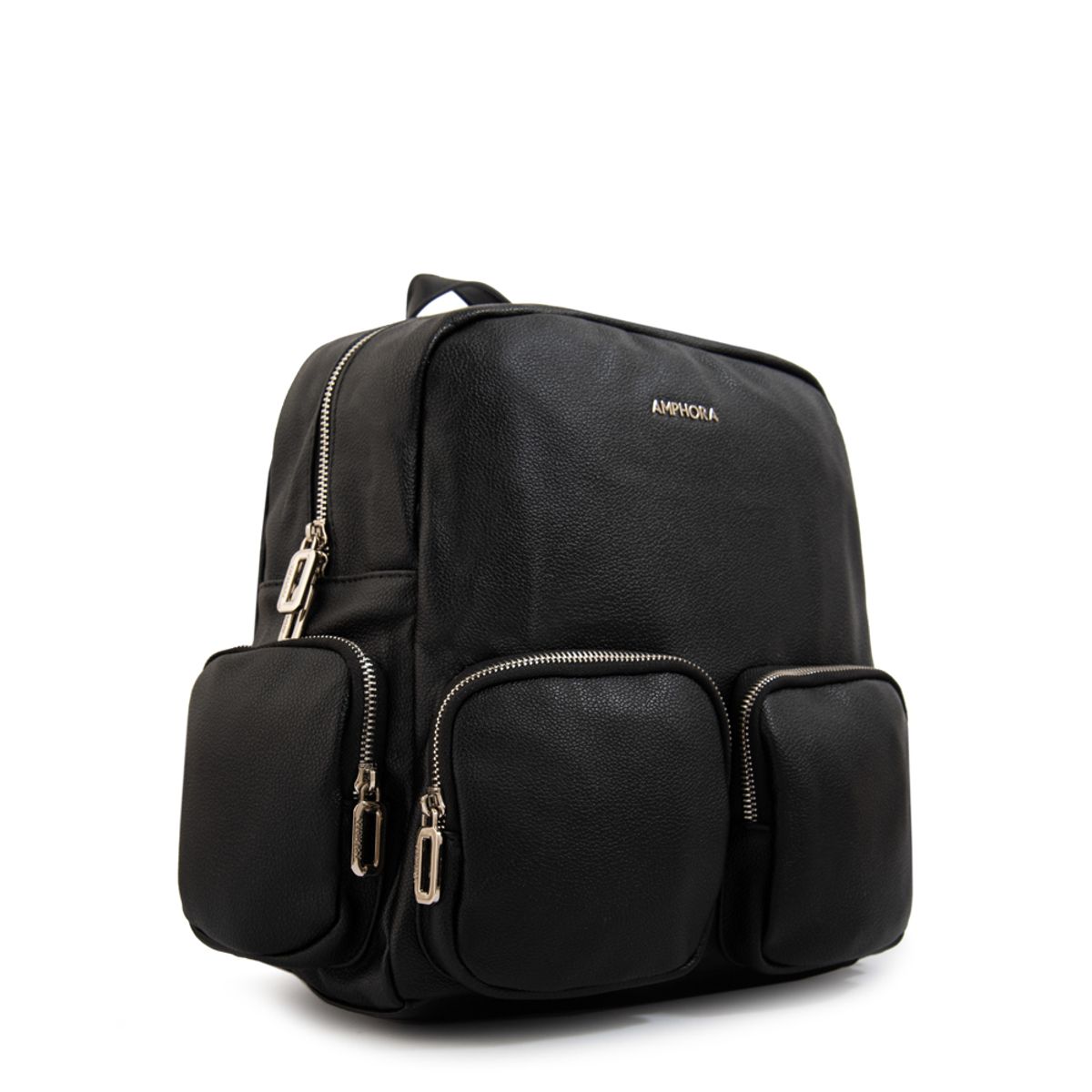 AMPHORA - Mochila teri mediana negro especial