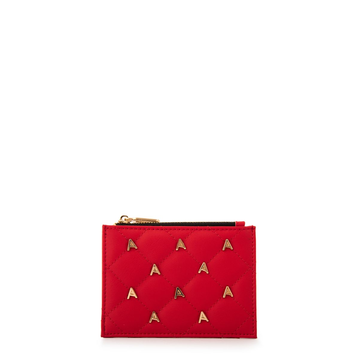 AMPHORA - Monedero tarjetero daniza pequeña rojo