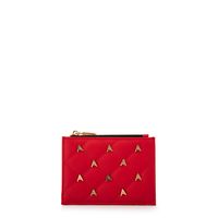 Monedero tarjetero daniza pequeña rojo