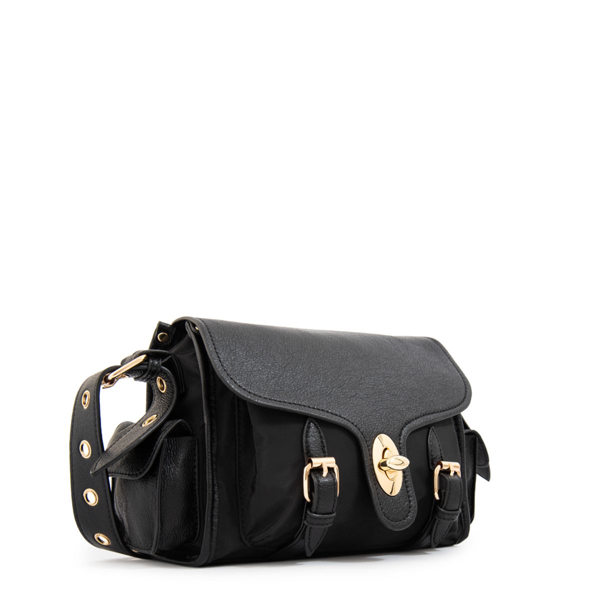 AMPHORA - Cartera bandolera marifer mediana negro especial