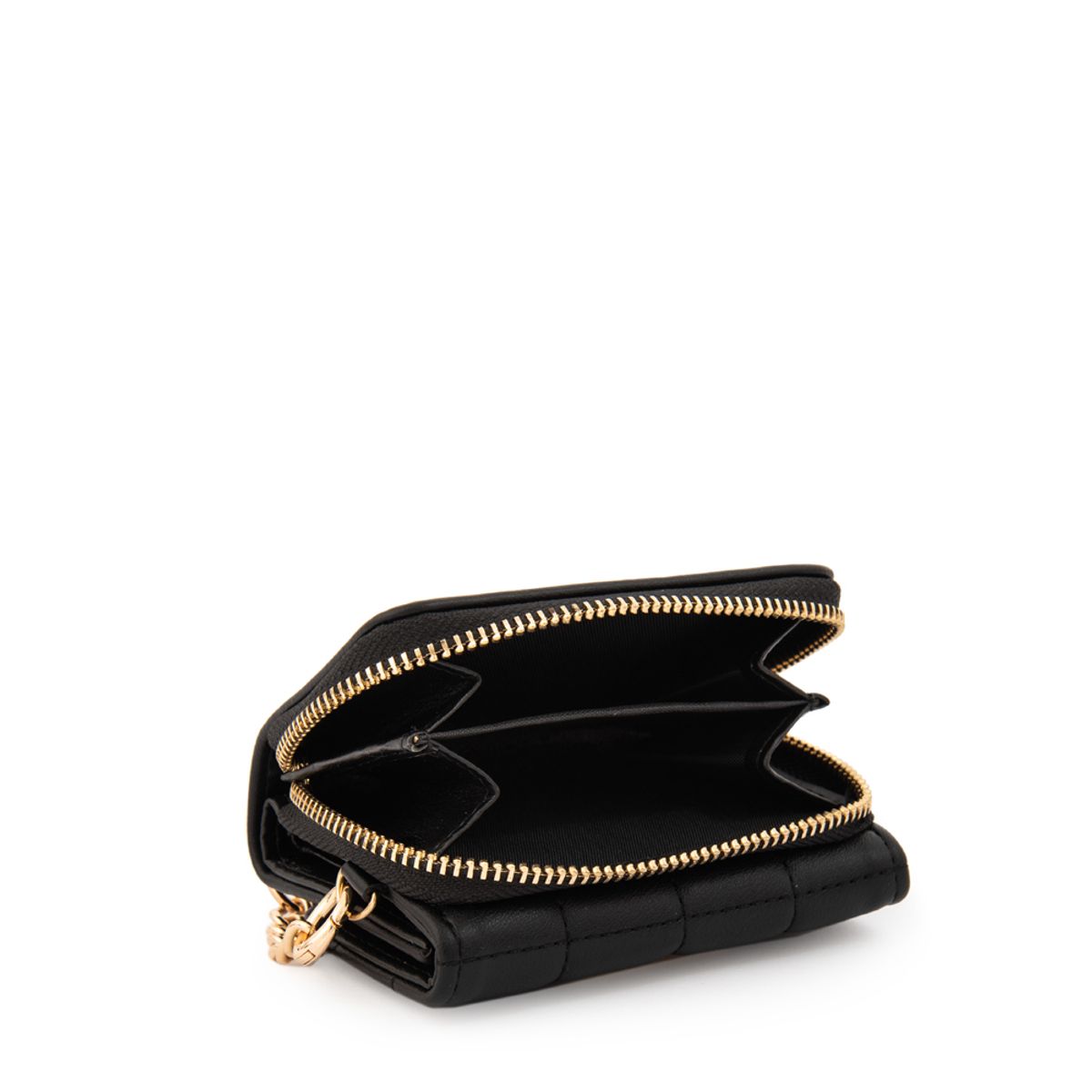 AMPHORA - Billetera grecia pequeña negro