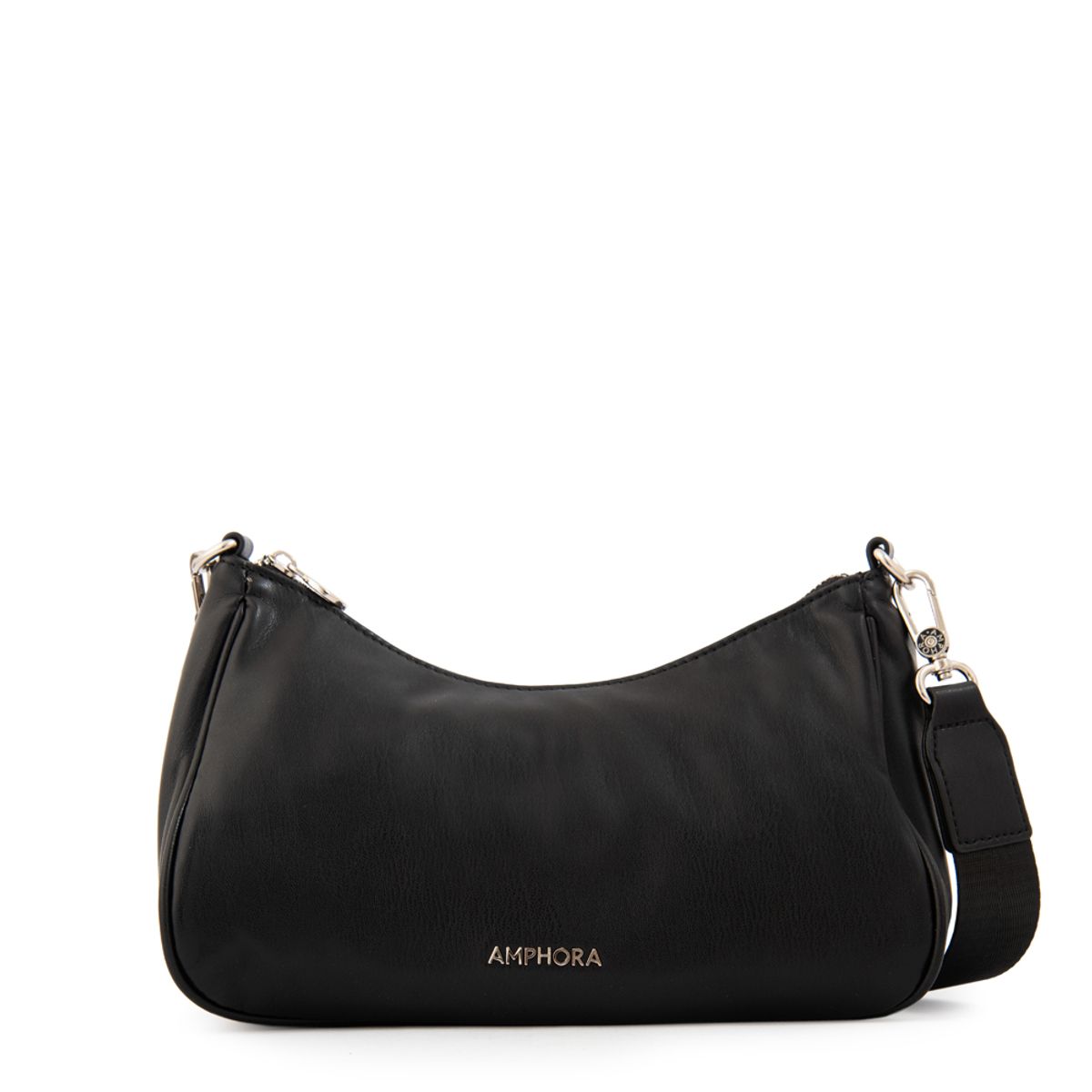 AMPHORA - Cartera bandolera catalina pequeña negro