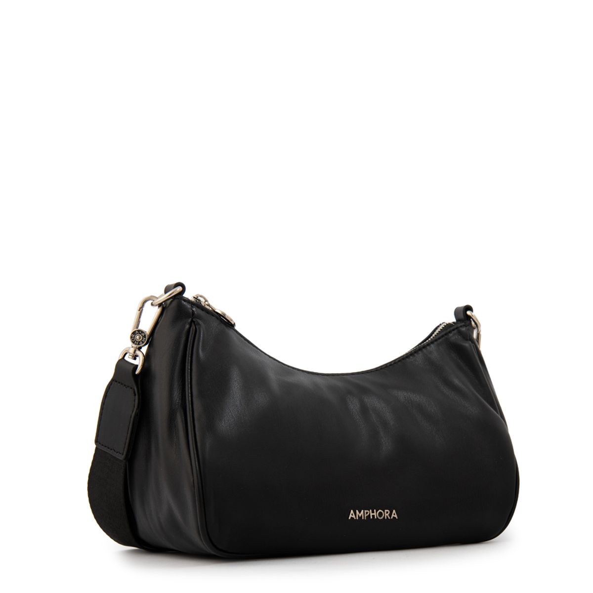 AMPHORA - Cartera bandolera catalina pequeña negro