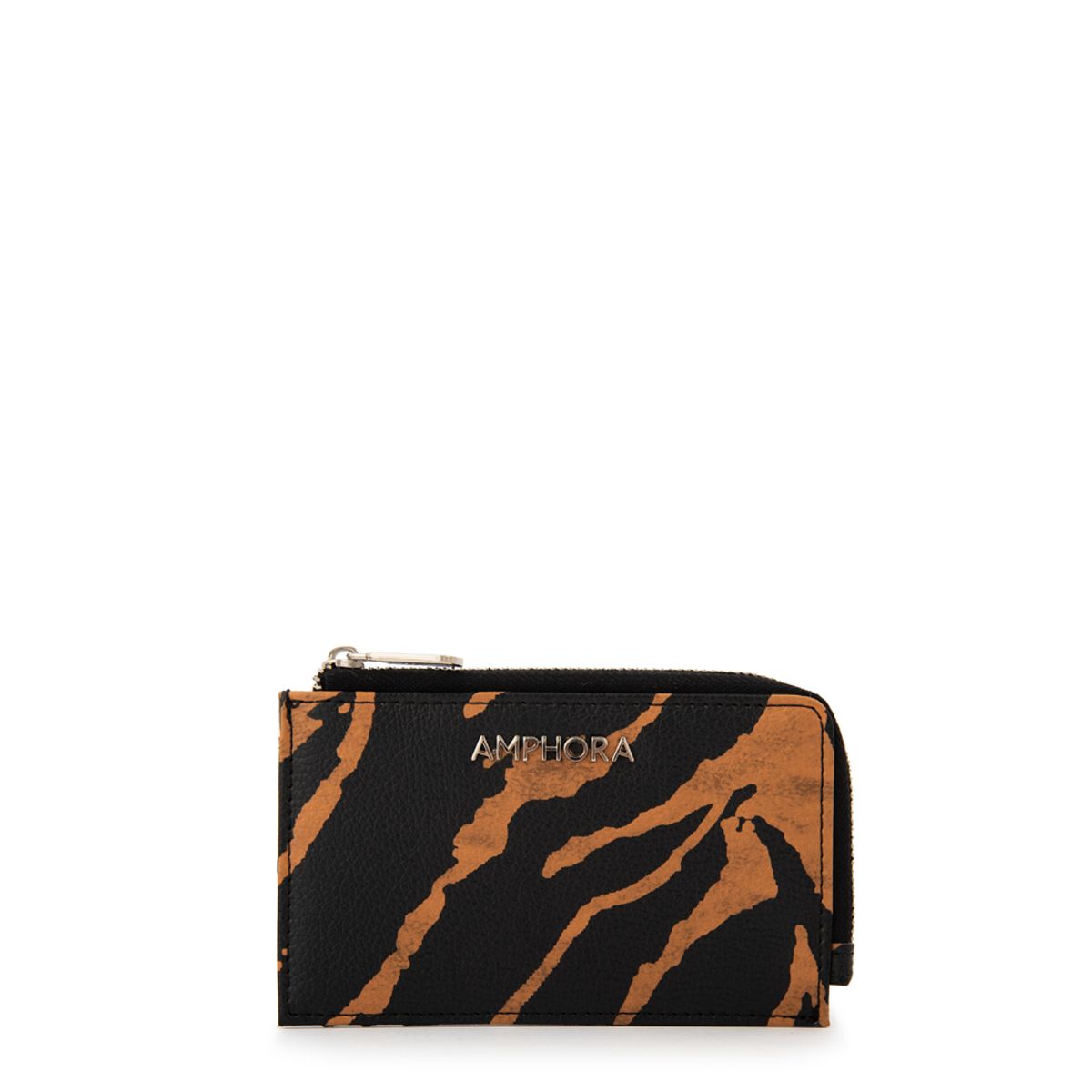 AMPHORA - Billetera katrio pequeña camel