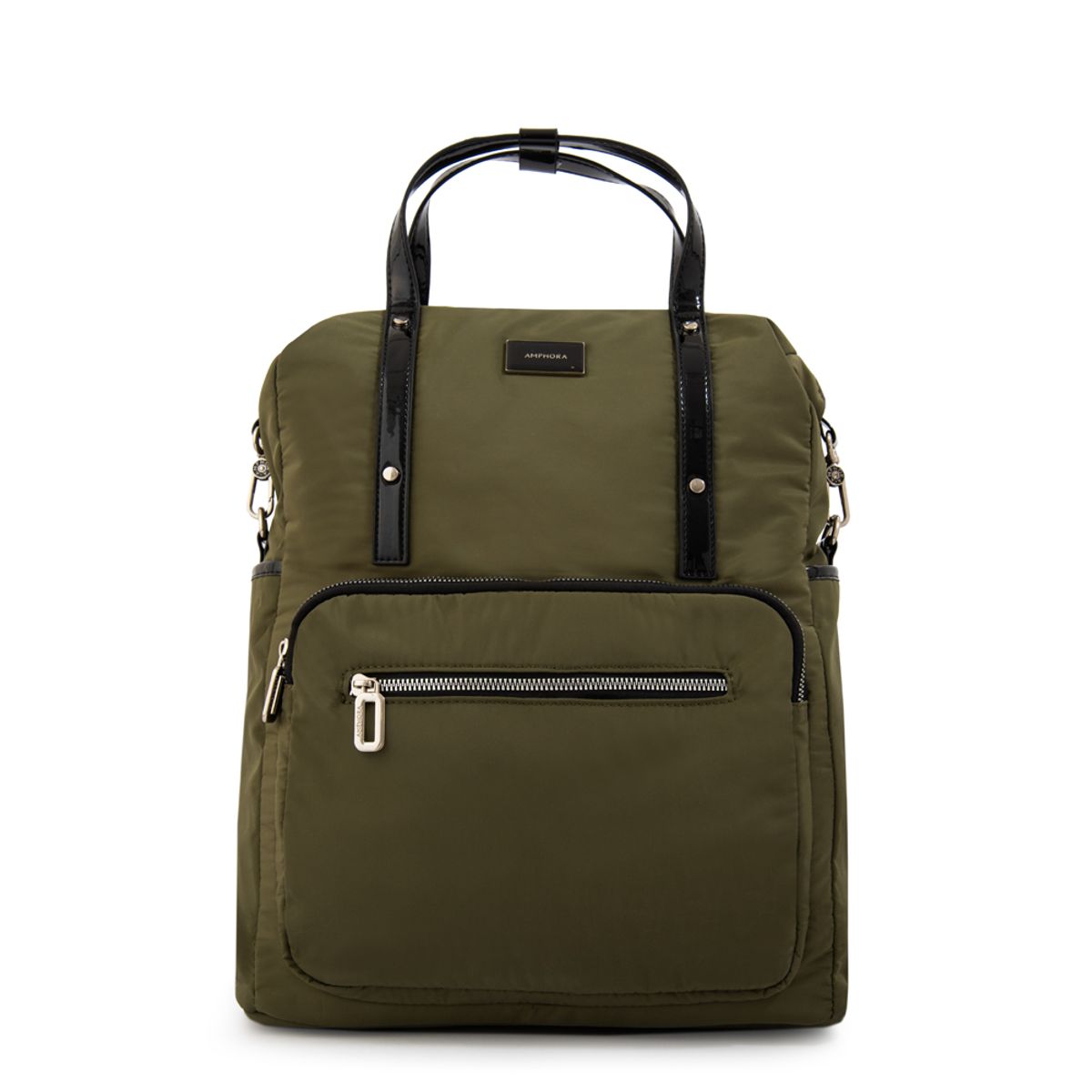 AMPHORA - Mochila porta notebook cecilia grande verde oliva