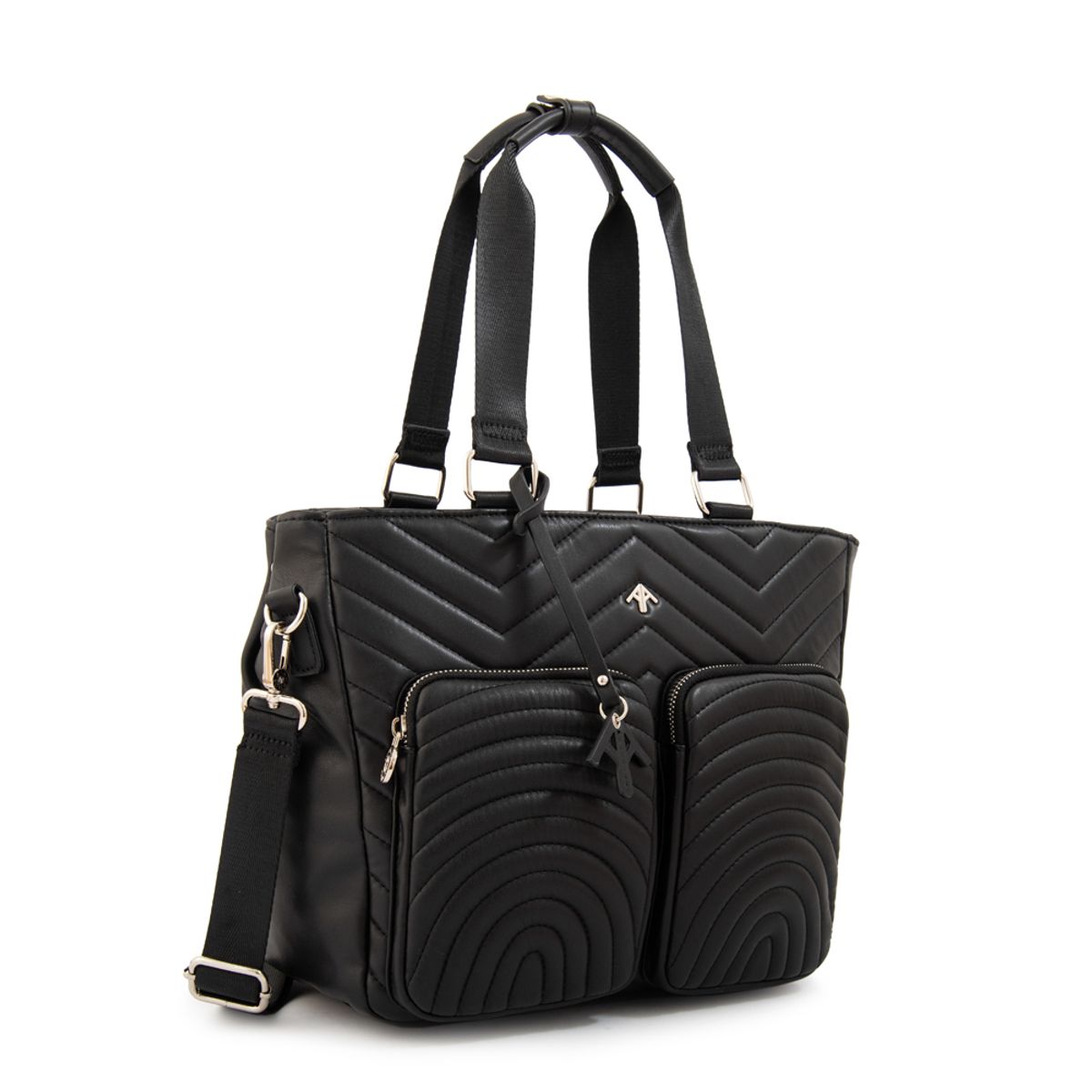 AMPHORA - Cartera tote georgia grande negro especial
