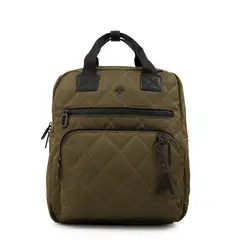 AMPHORA - Mochila porta notebook amalia mediana verde oliva