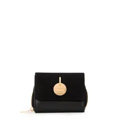 AMPHORA - Billetera maggie pequeña negro