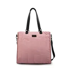 AMPHORA - Cartera tote japon mediana rosa viejo