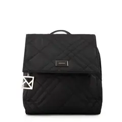 AMPHORA - Mochila con tapa anisa mediana negro especial