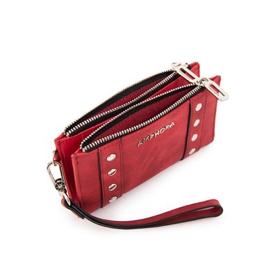 Imagen 2 del producto Billetera doble jovi mediana rojo