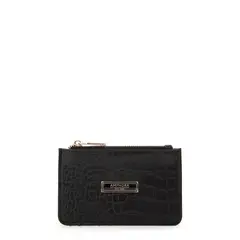 AMPHORA - Tarjetero juana pequeña negro