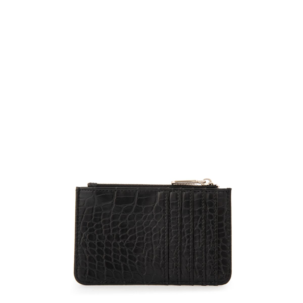 AMPHORA - Tarjetero juana pequeña negro